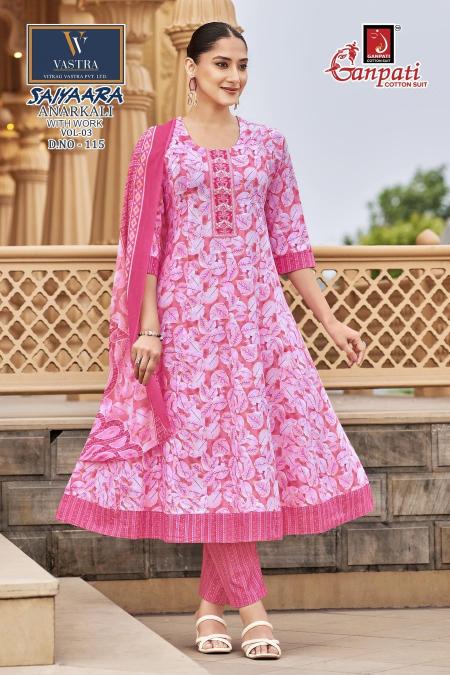 Ganpati saiyaara vol-3 wholesale market in hyderabad for western kurtis